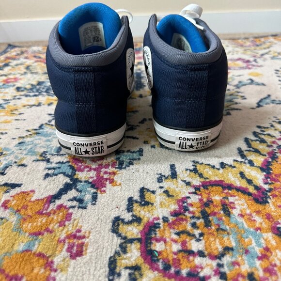 Converse Chuck Taylor All Star High Street Shoes Grey Midnight Navy Mens Size 11 - Picture 8 of 8